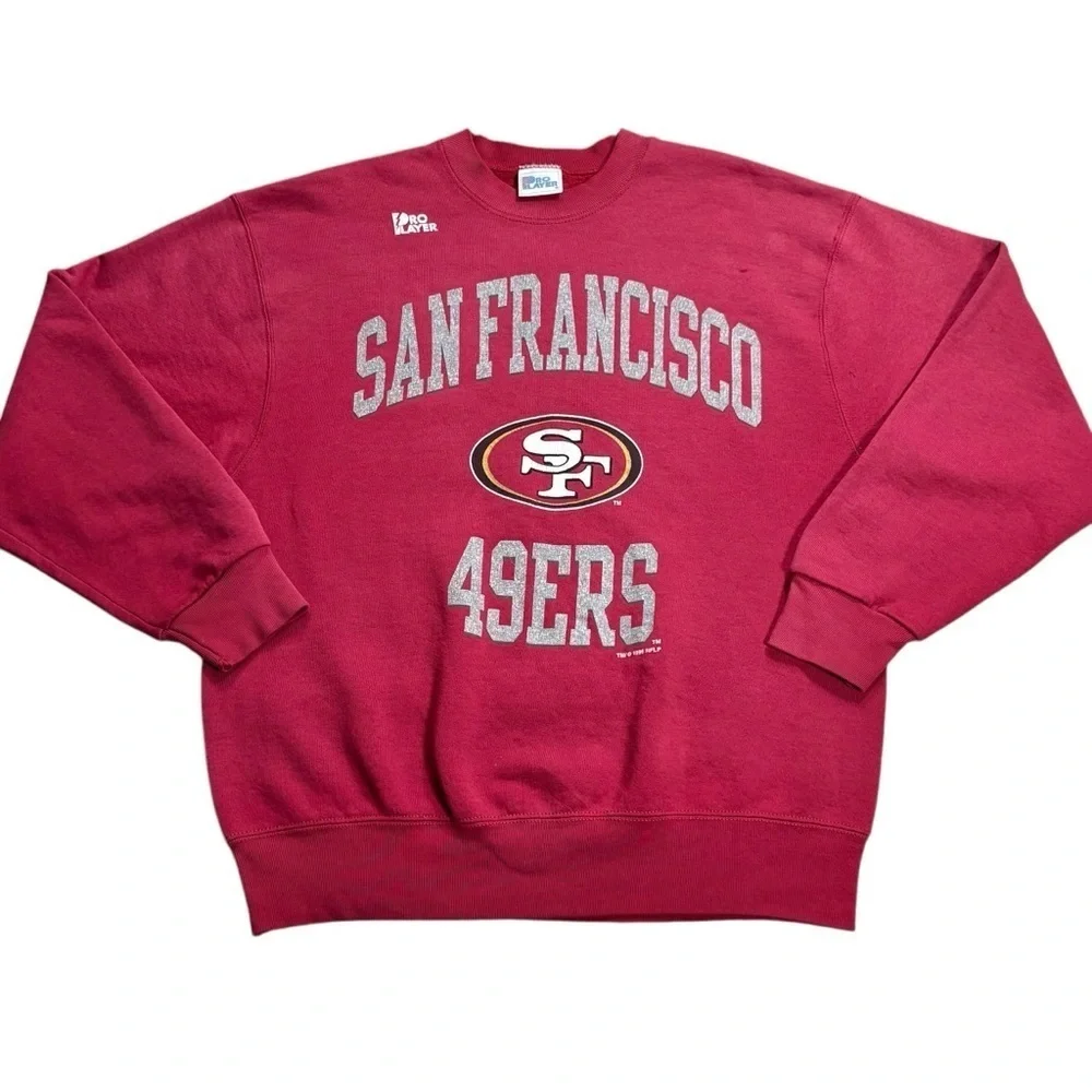 Vintage 1996 NFL San Francisco 49ers Pro Player Crewneck Sweatshirt